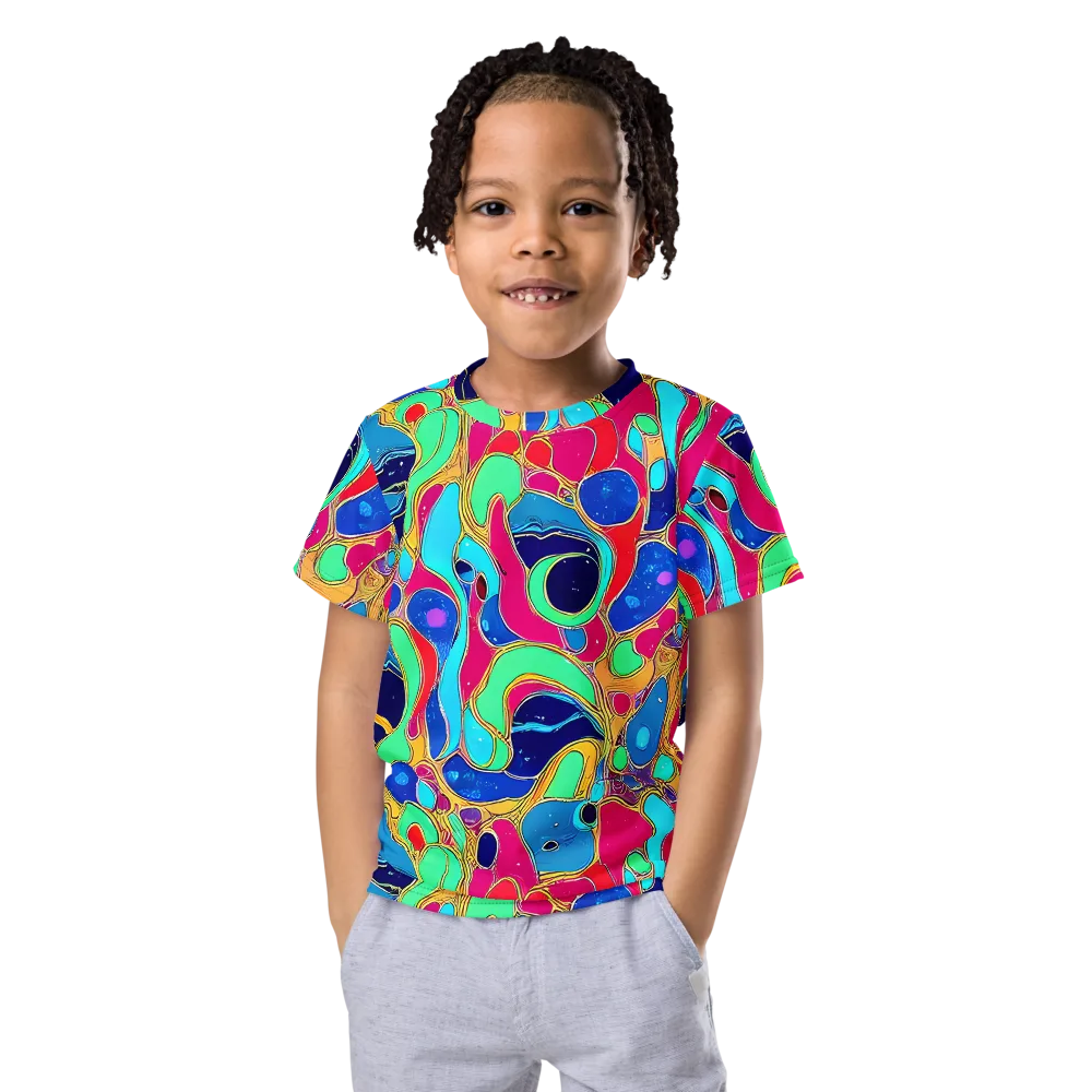 Jewel Riot on Kids Crew Neck T-Shirt — Front