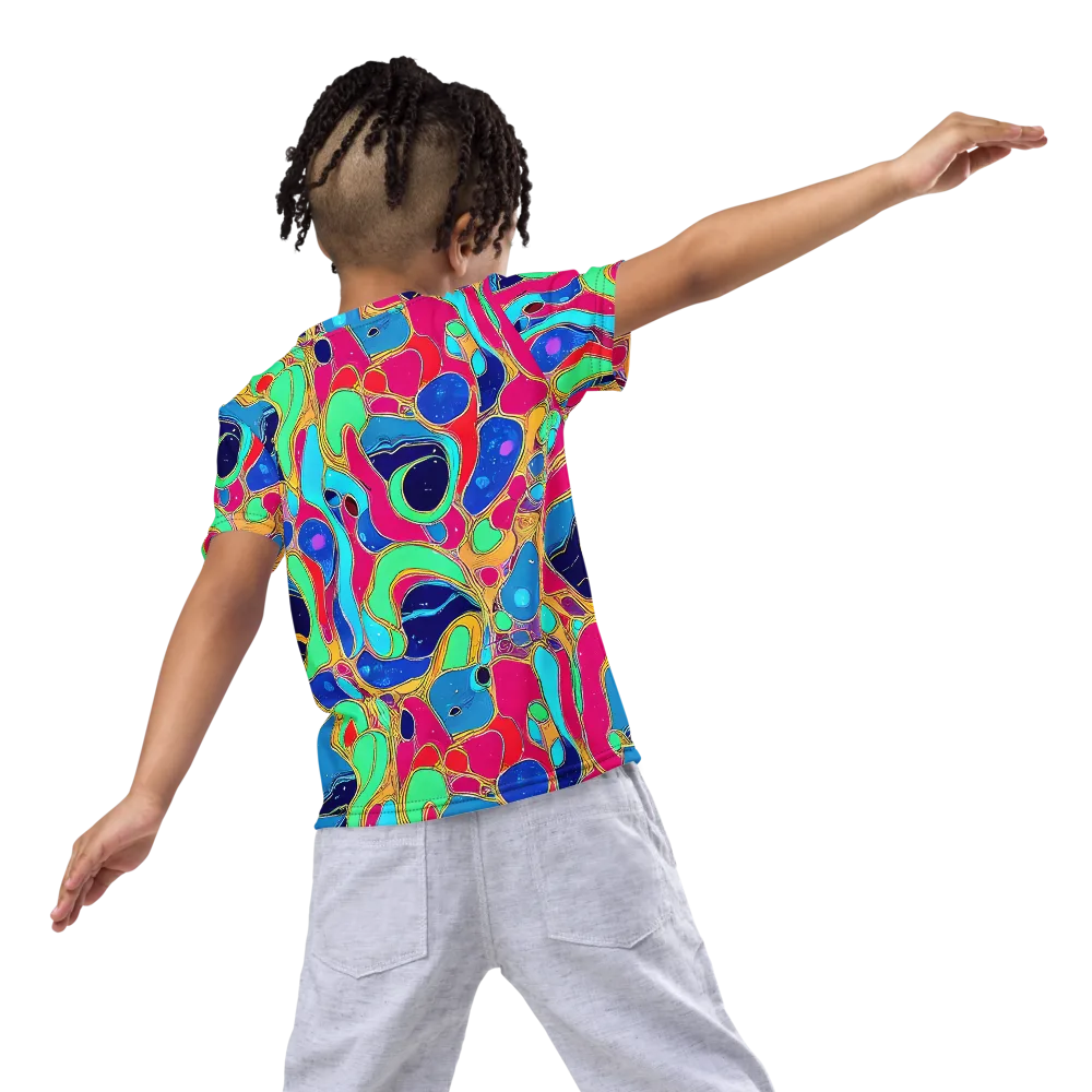 Jewel Riot on Kids Crew Neck T-Shirt — Back