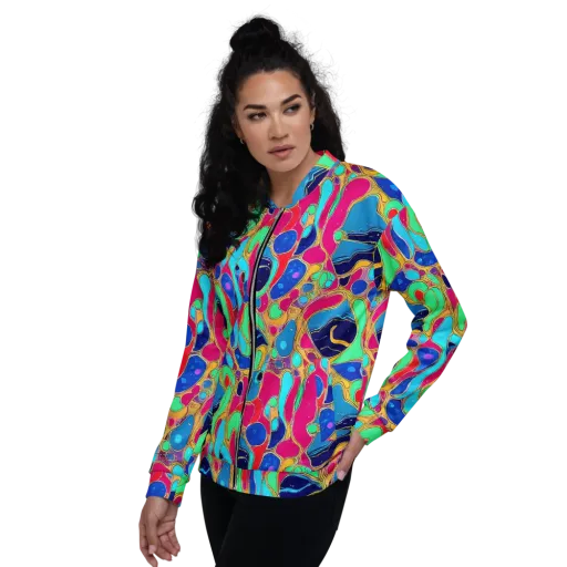 Jewel Riot on a Bomber Jacket