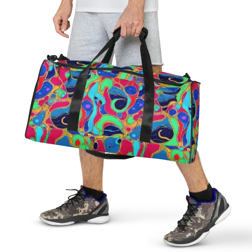 Jewel Riot on a Duffle Bag