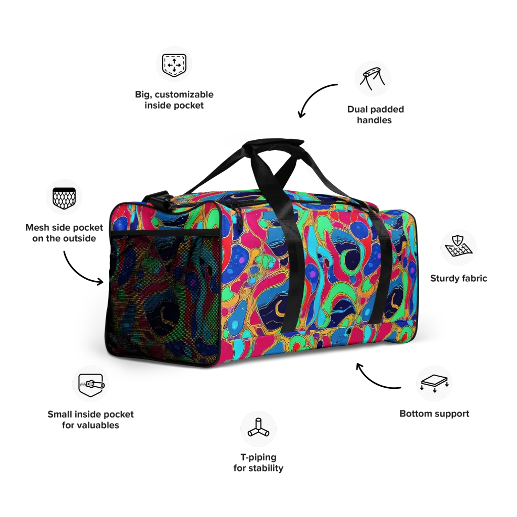 Jewel Riot on Duffle Bag — Right Front