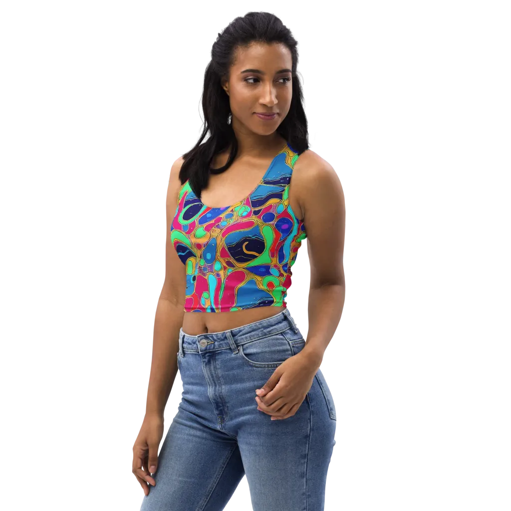 Jewel Riot on Crop Top — Left Front