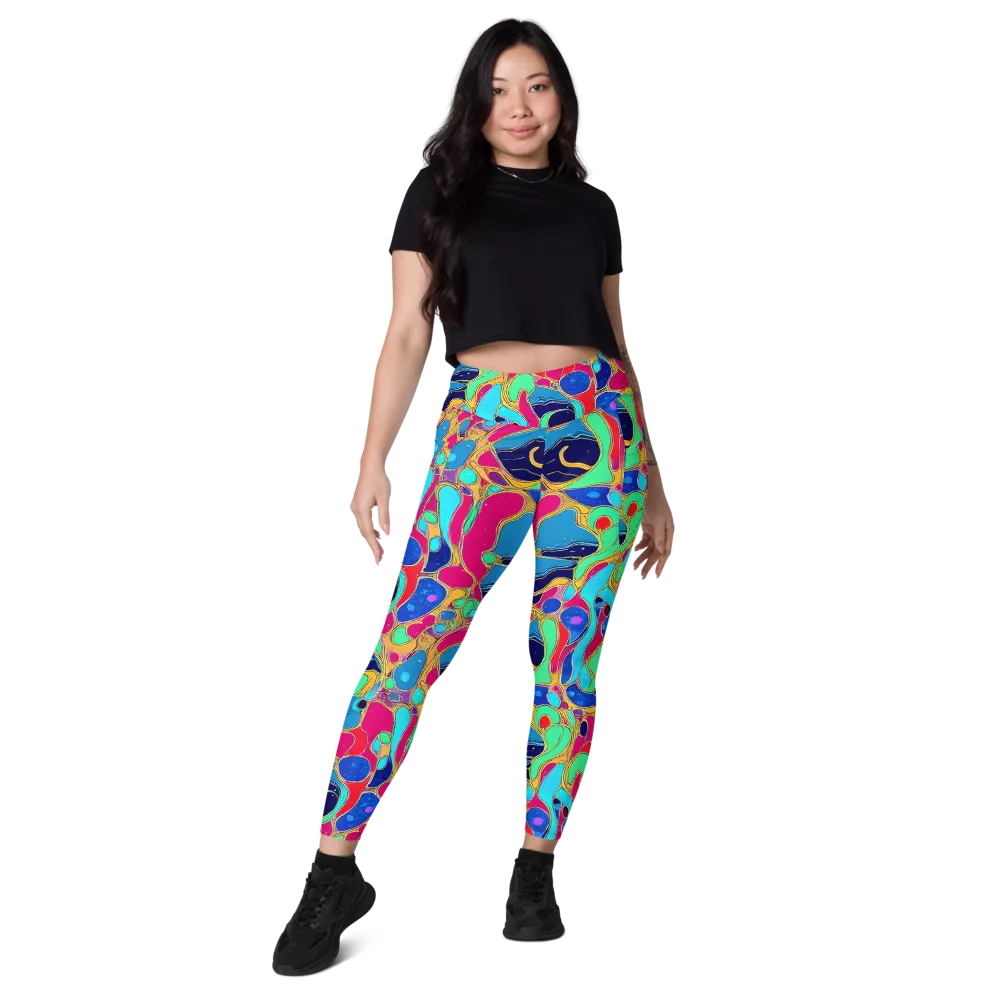 Jewel Riot on Leggings with Pockets — Front