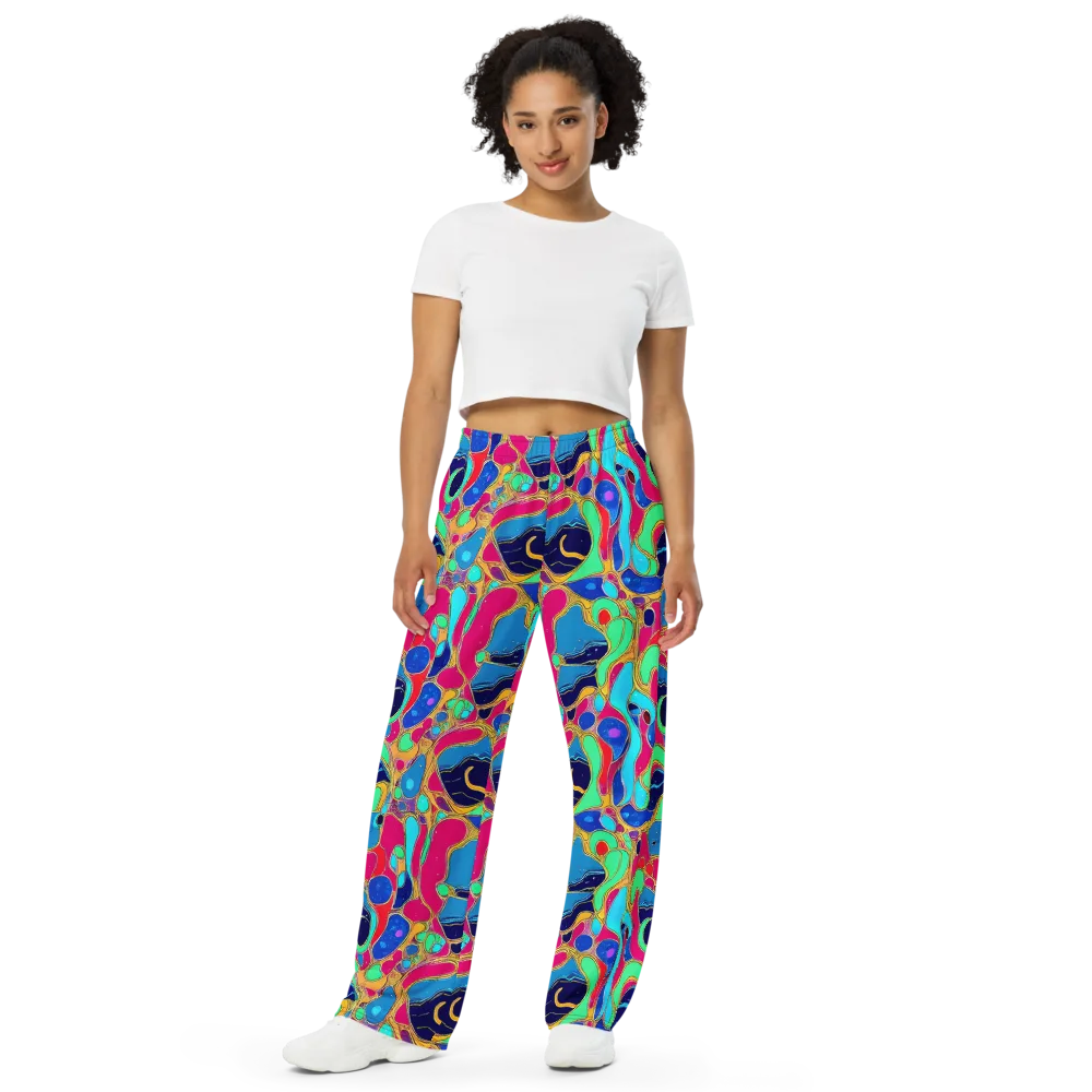 Jewel Riot on Wide-Leg Pants — Front