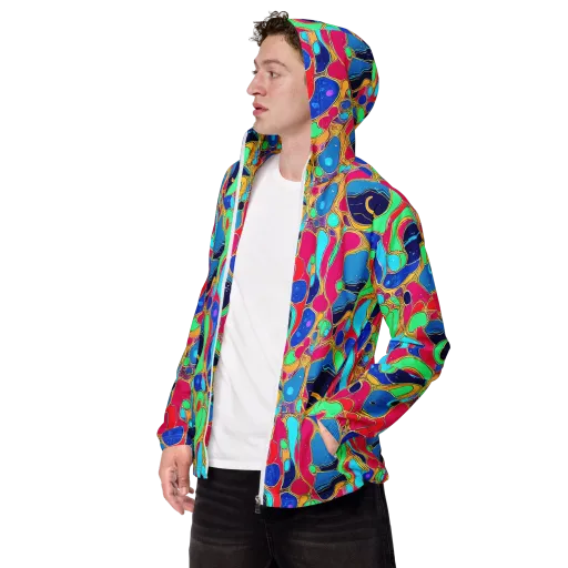 Jewel Riot on a Men's Windbreaker