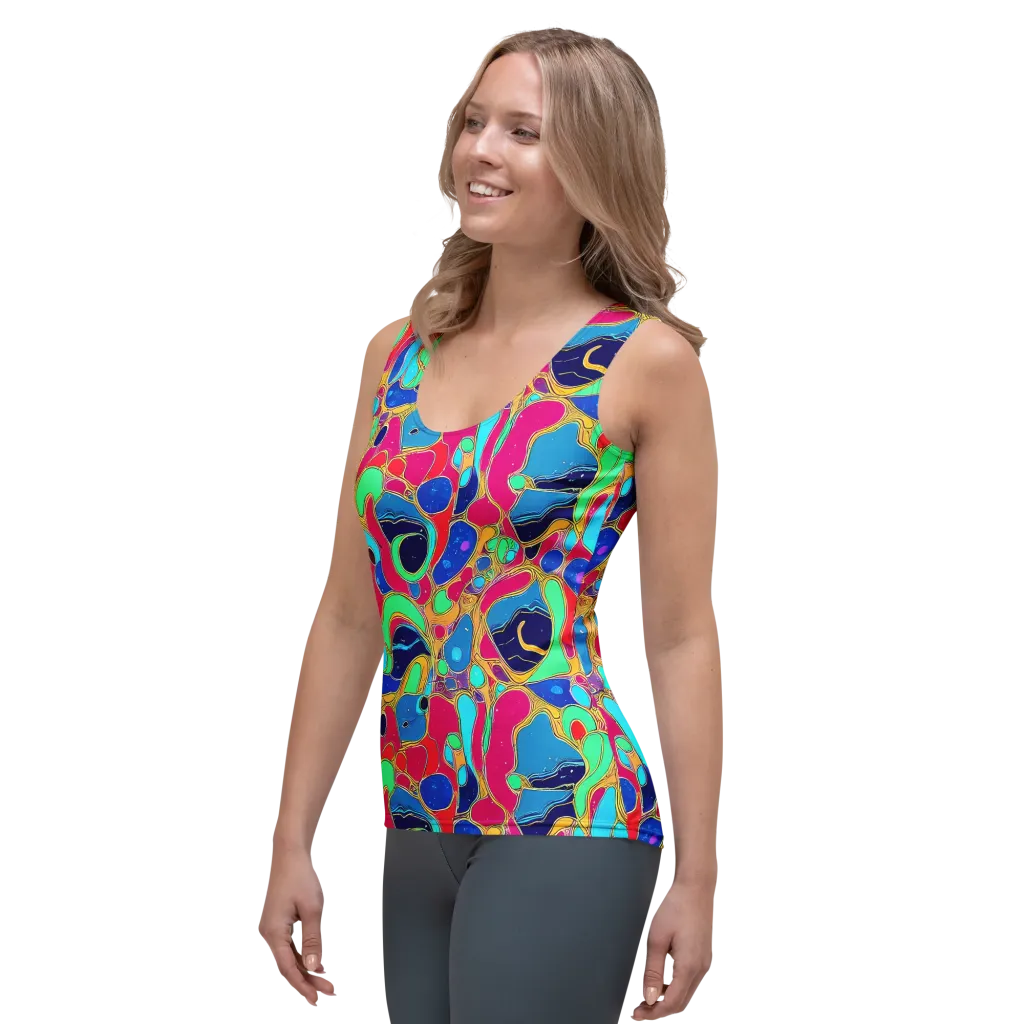 Jewel Riot on Women's Tank Top — Left Front