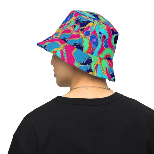 Jewel Riot on a Reversible Bucket Hat
