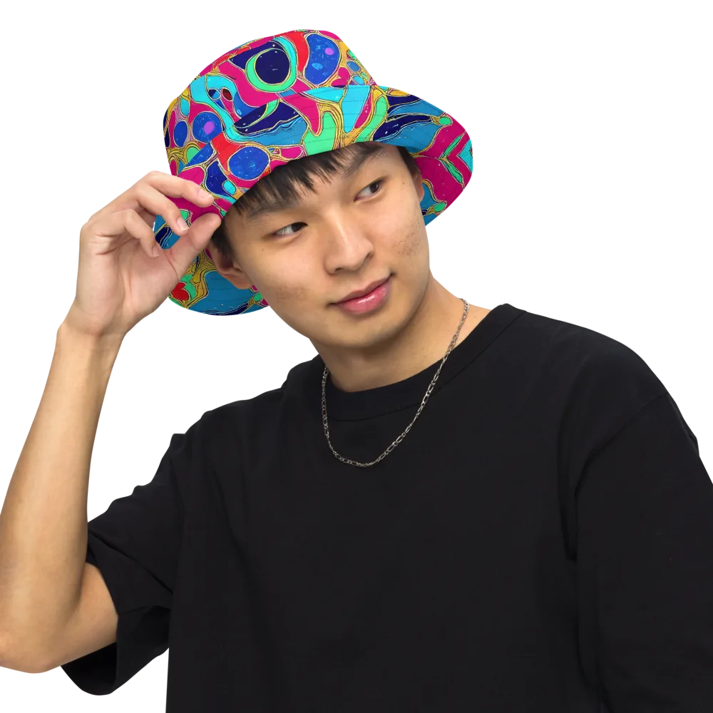 Jewel Riot on Reversible Bucket Hat — Front Inside