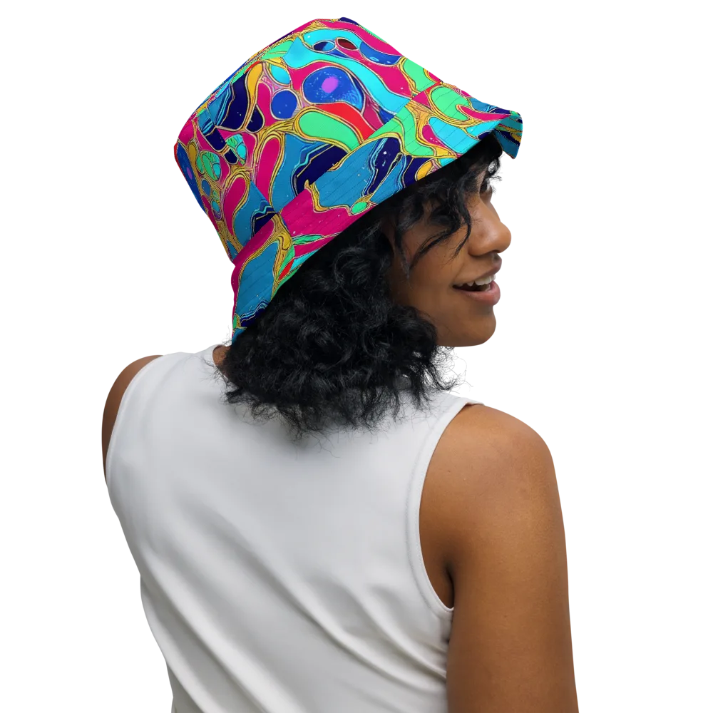 Jewel Riot on Reversible Bucket Hat — Right Outside