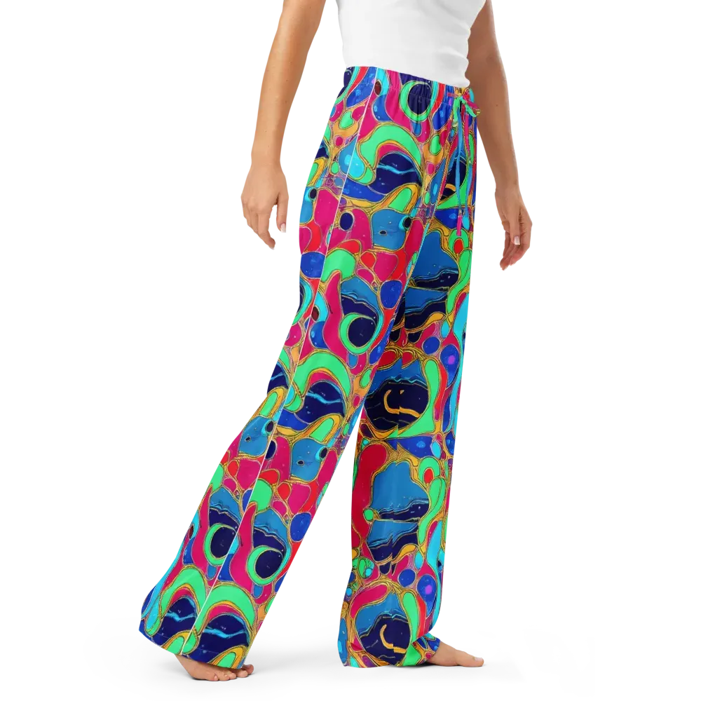 Jewel Riot on Women's Pajama Pants — Right Front