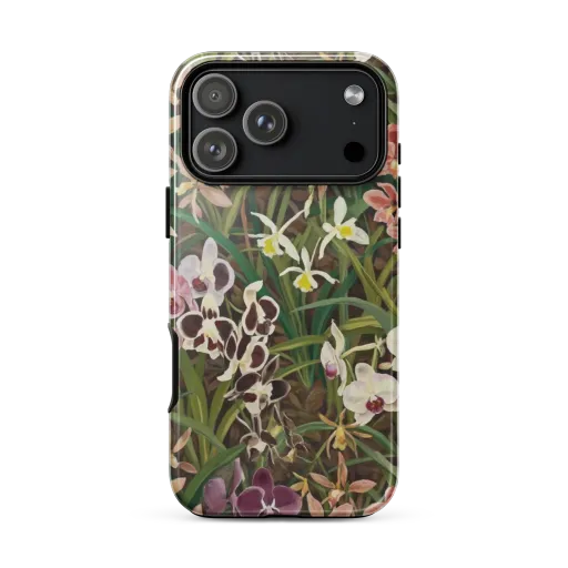 Velvet Orchidarium on a Tough Case for iPhone®