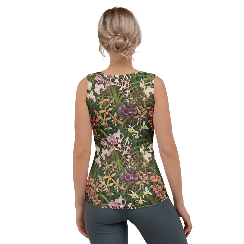 Velvet Orchidarium on Women's Tank Top — Back