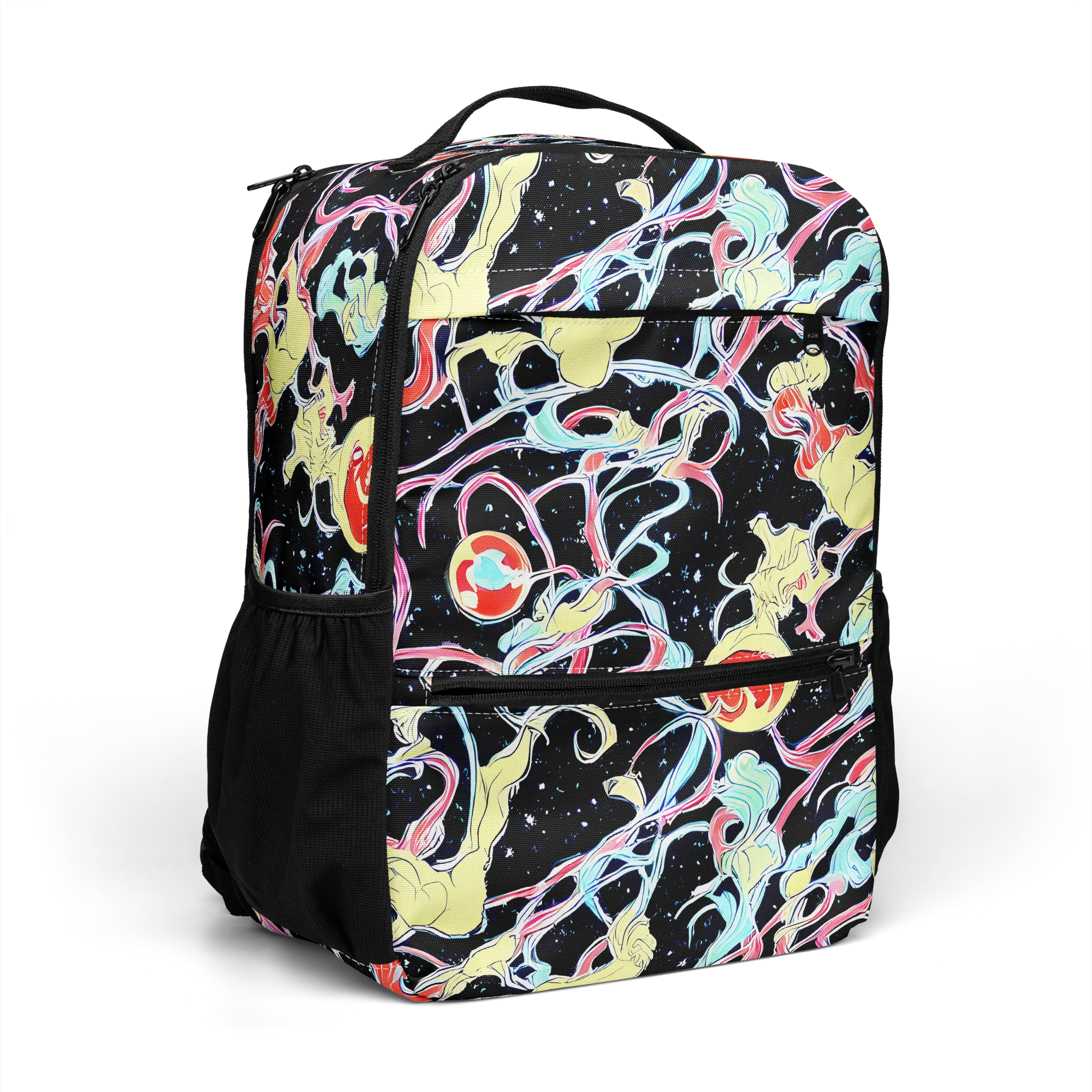 Galactic Whirl on Utility Backpack — Right Front