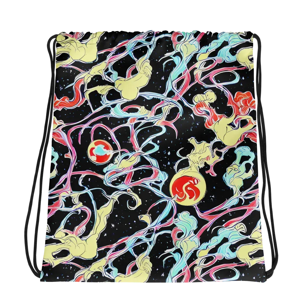Galactic Whirl on Drawstring Bag — Photo