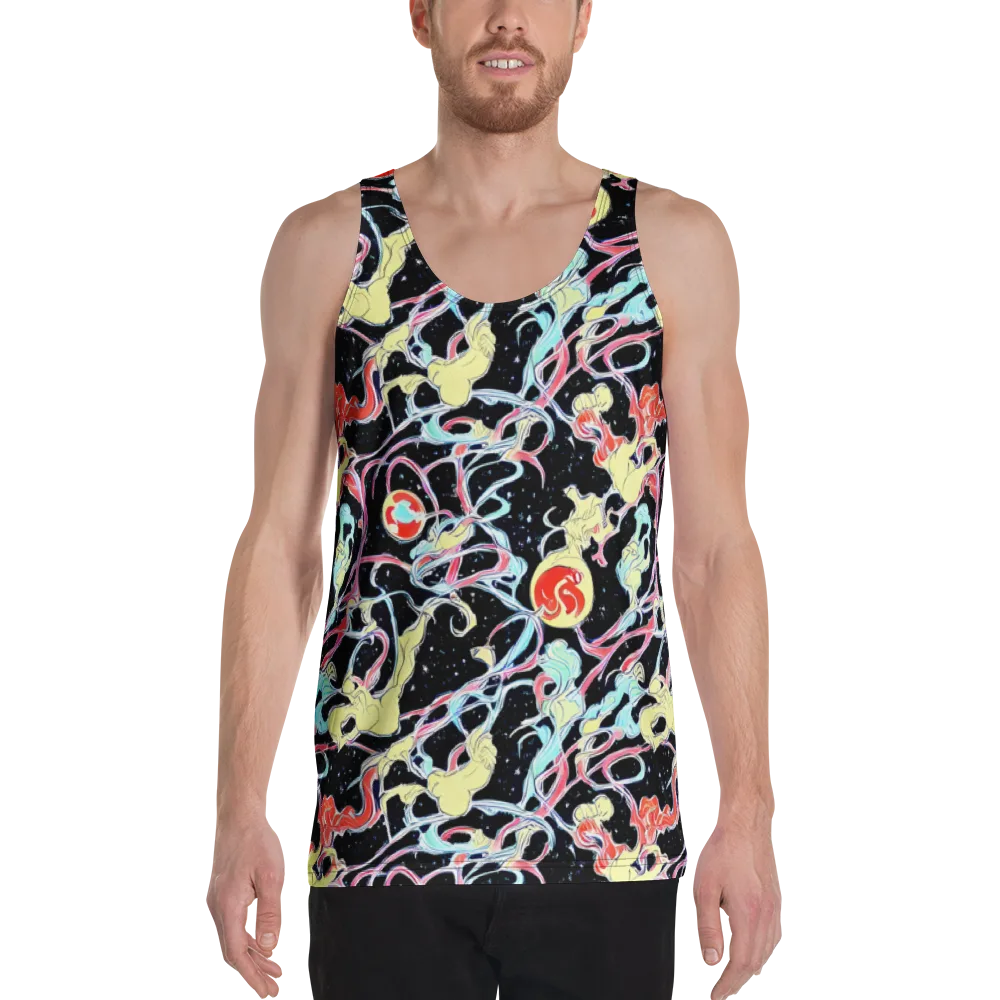 Galactic Whirl on Men's Tank Top — Front