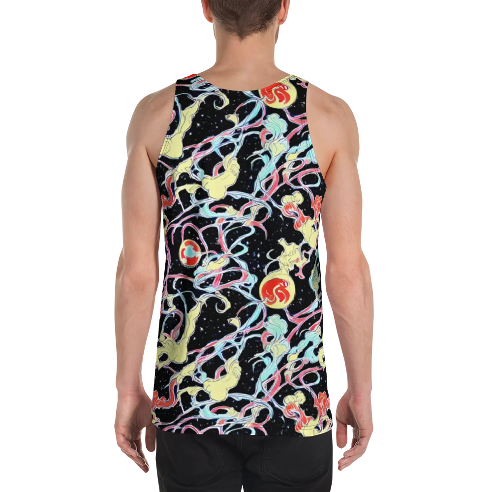 Galactic Whirl on Men's Tank Top — Back