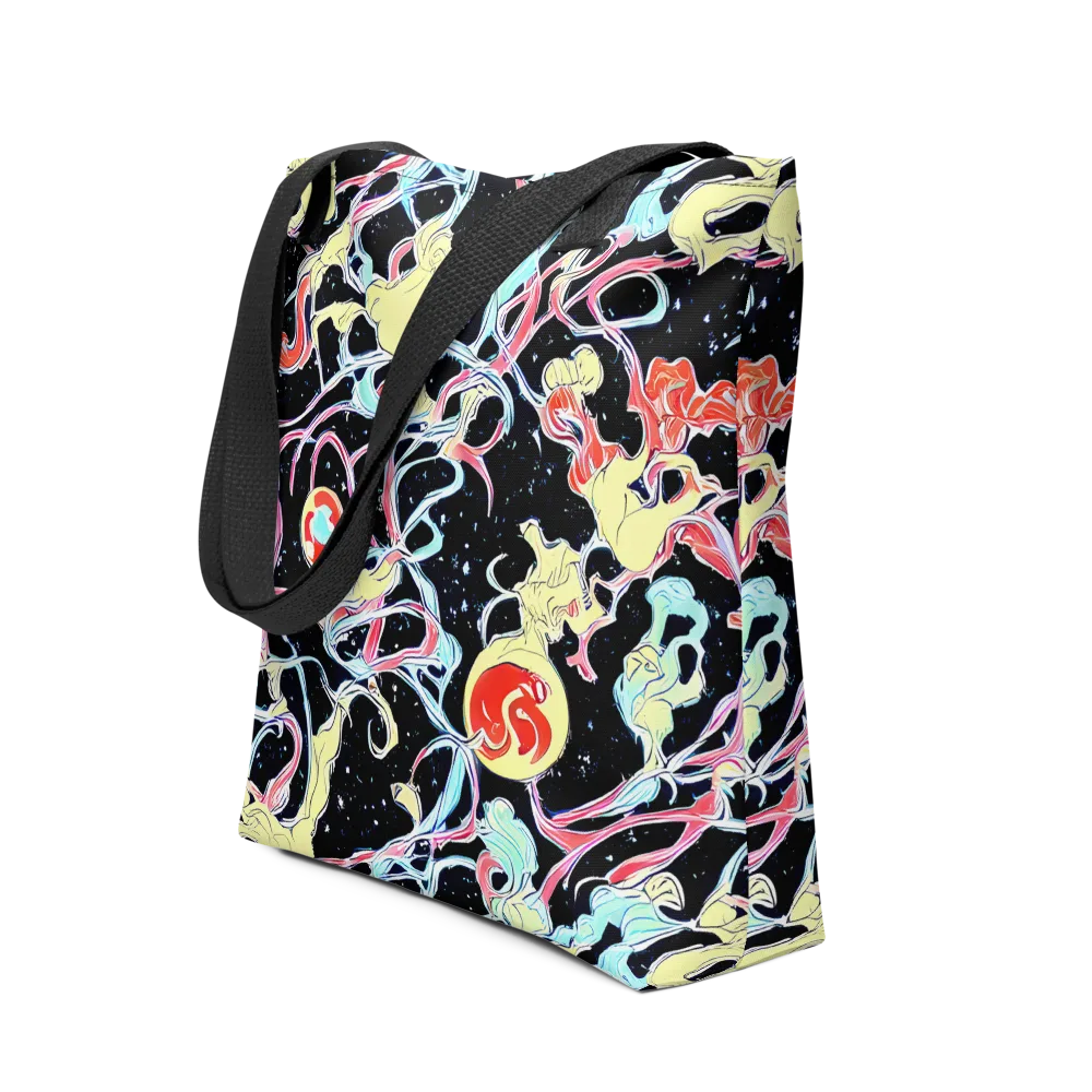 Galactic Whirl on Tote Bag — Front
