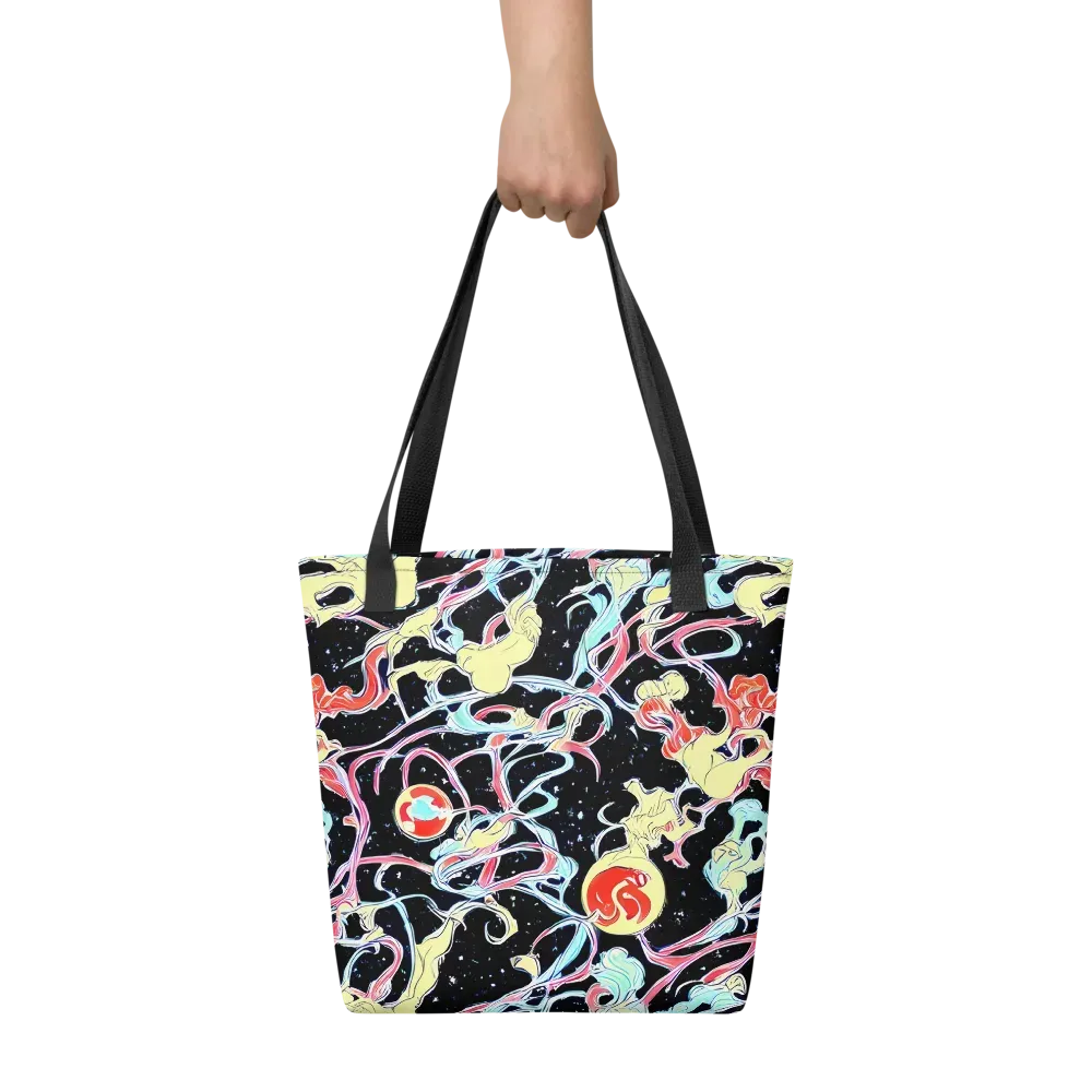 Galactic Whirl on Tote Bag — Front