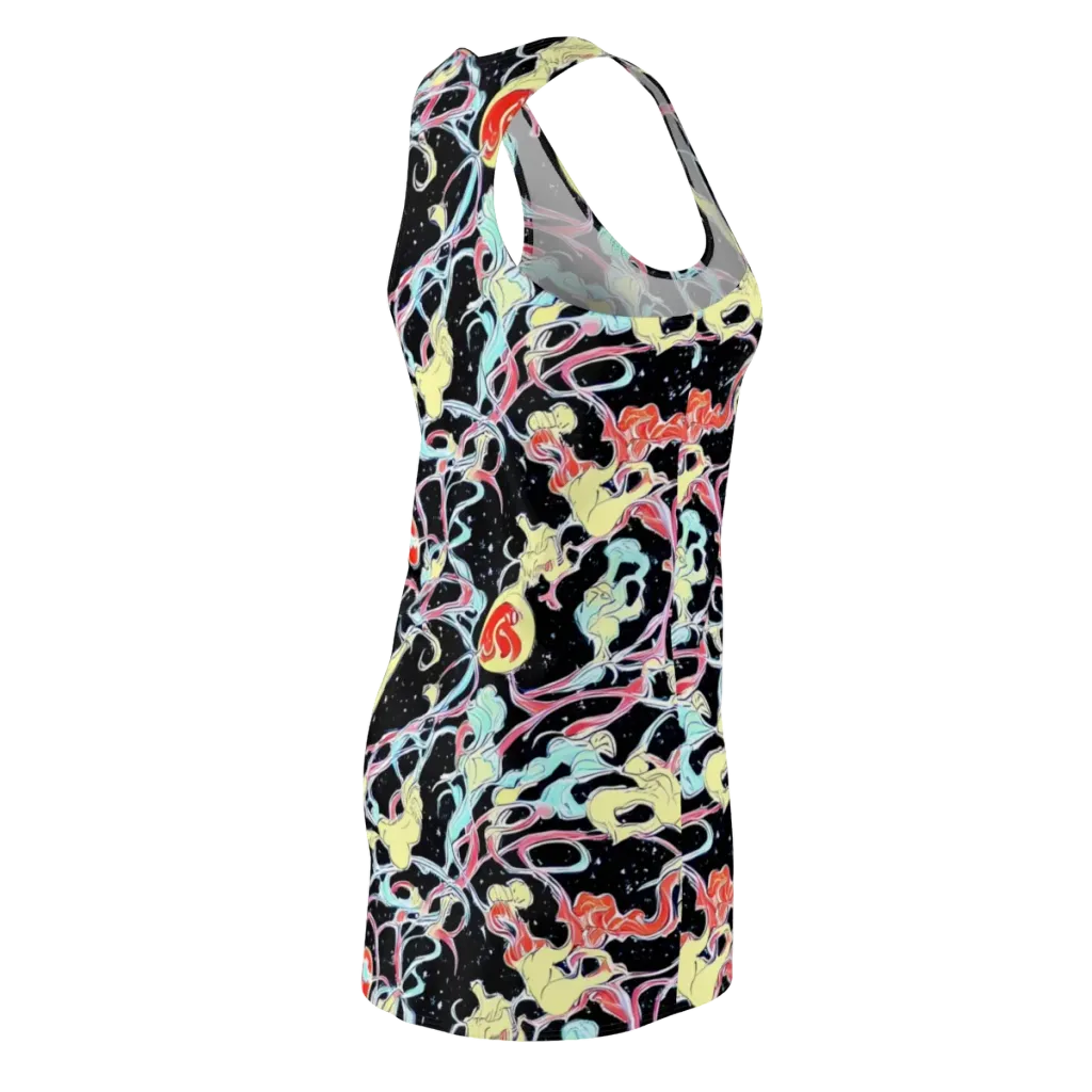 Galactic Whirl on Racerback Dress — Back Side
