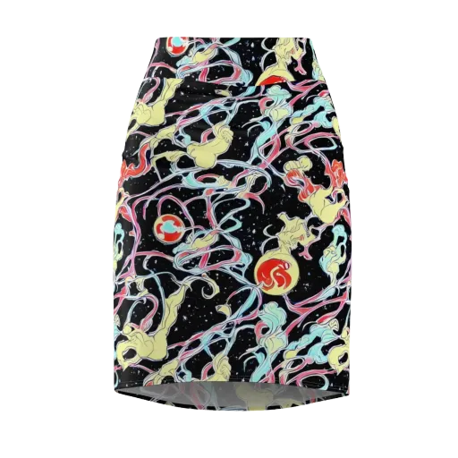 Galactic Whirl on a Pencil Skirt