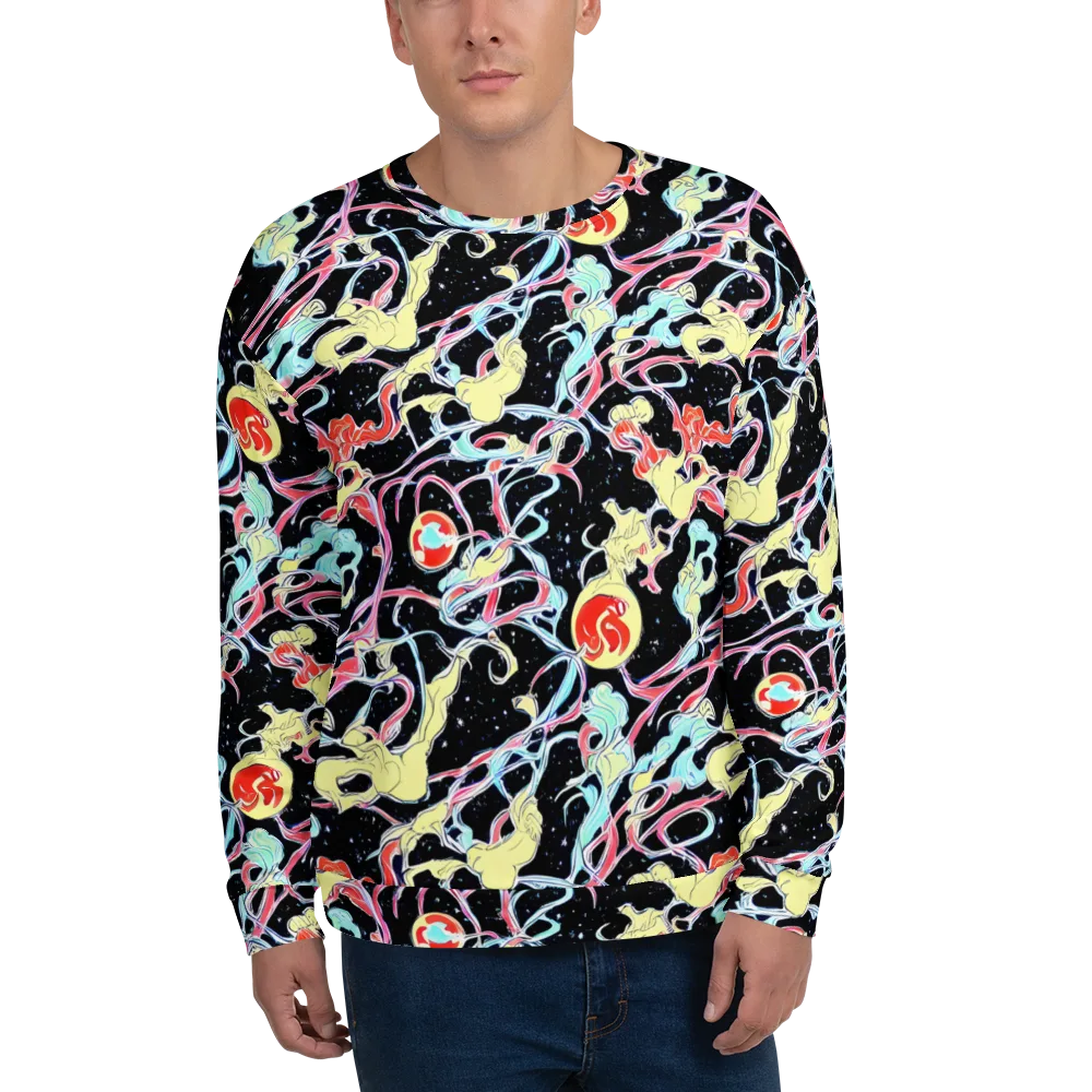 Galactic Whirl on Sweatshirt — Front