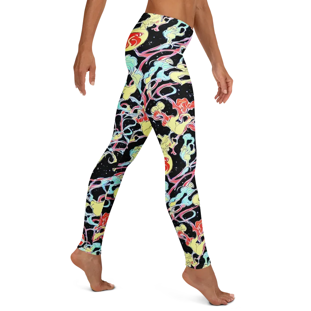 Galactic Whirl on Leggings — Right