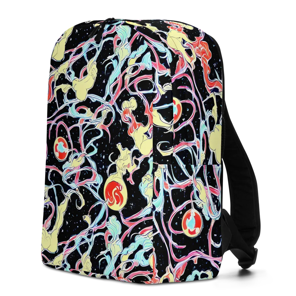 Galactic Whirl on Minimalist Backpack — Left