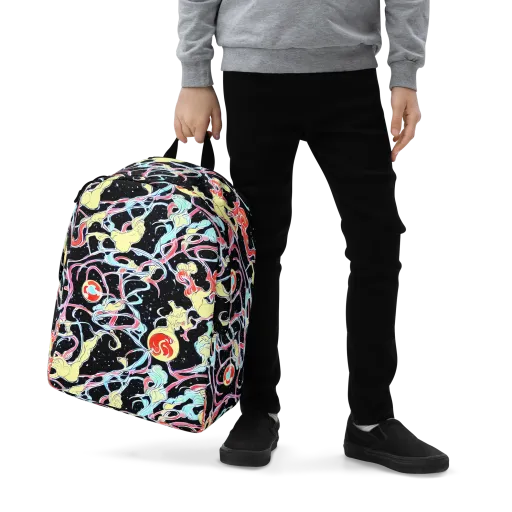 Galactic Whirl on a Minimalist Backpack