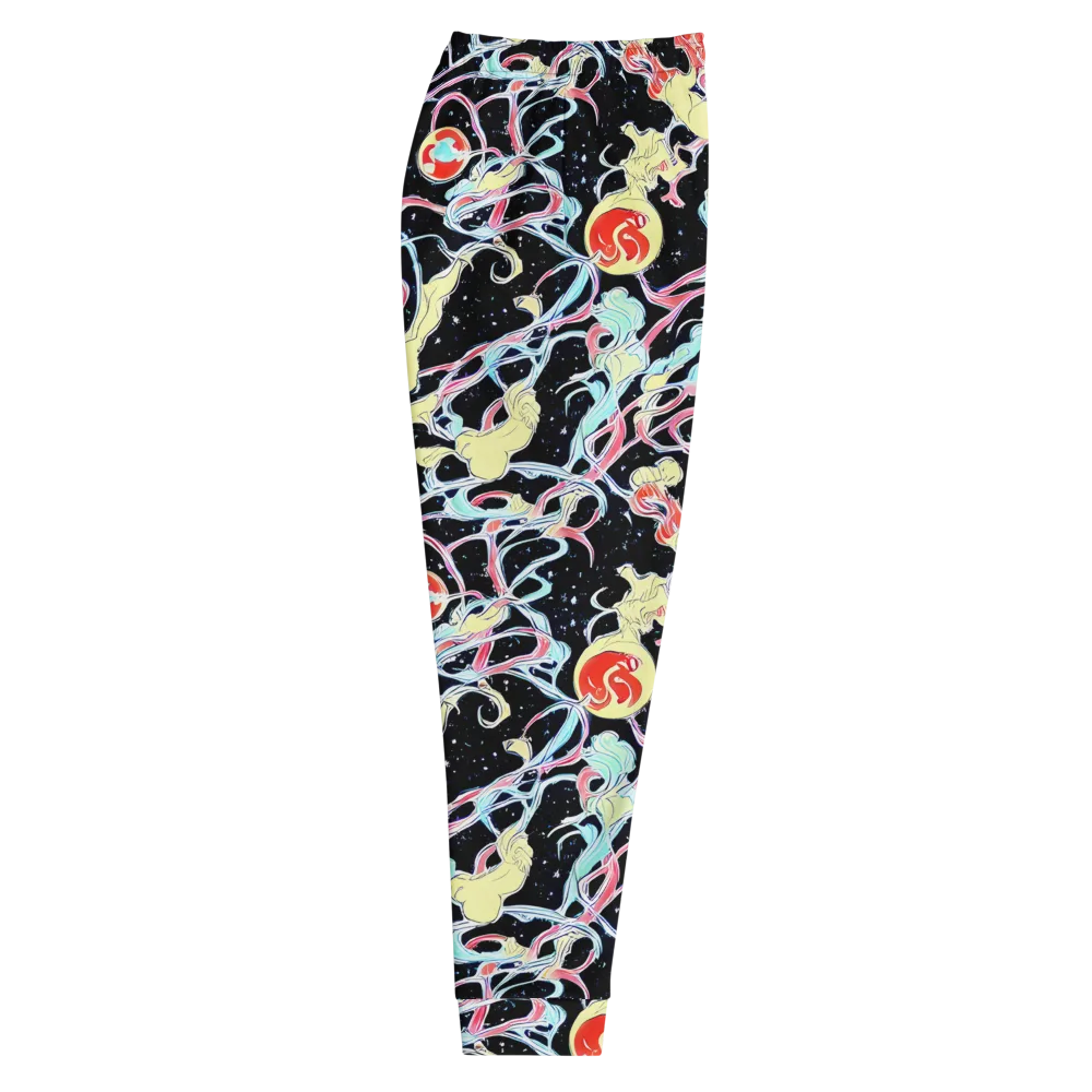 Galactic Whirl on Men's Joggers — Right