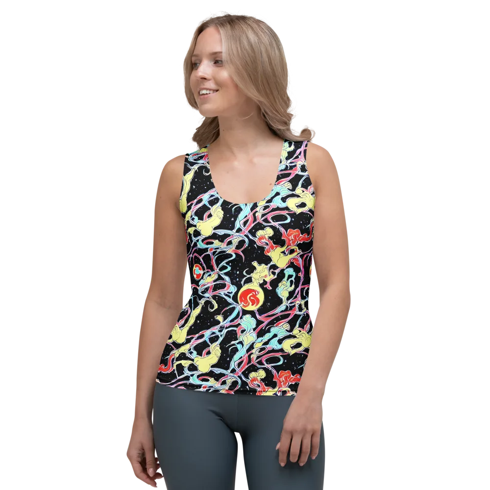 Galactic Whirl on Women's Tank Top — Front