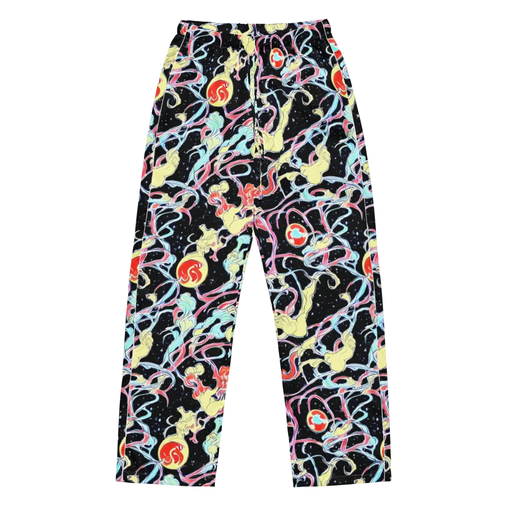 Galactic Whirl on Women's Pajama Pants — Front