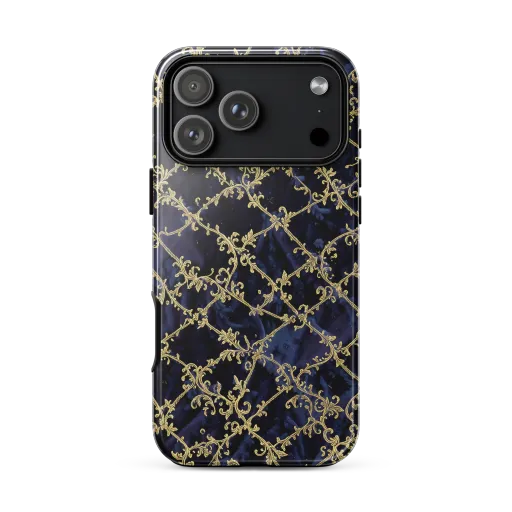 Midnight Filigree on a Tough Case for iPhone®