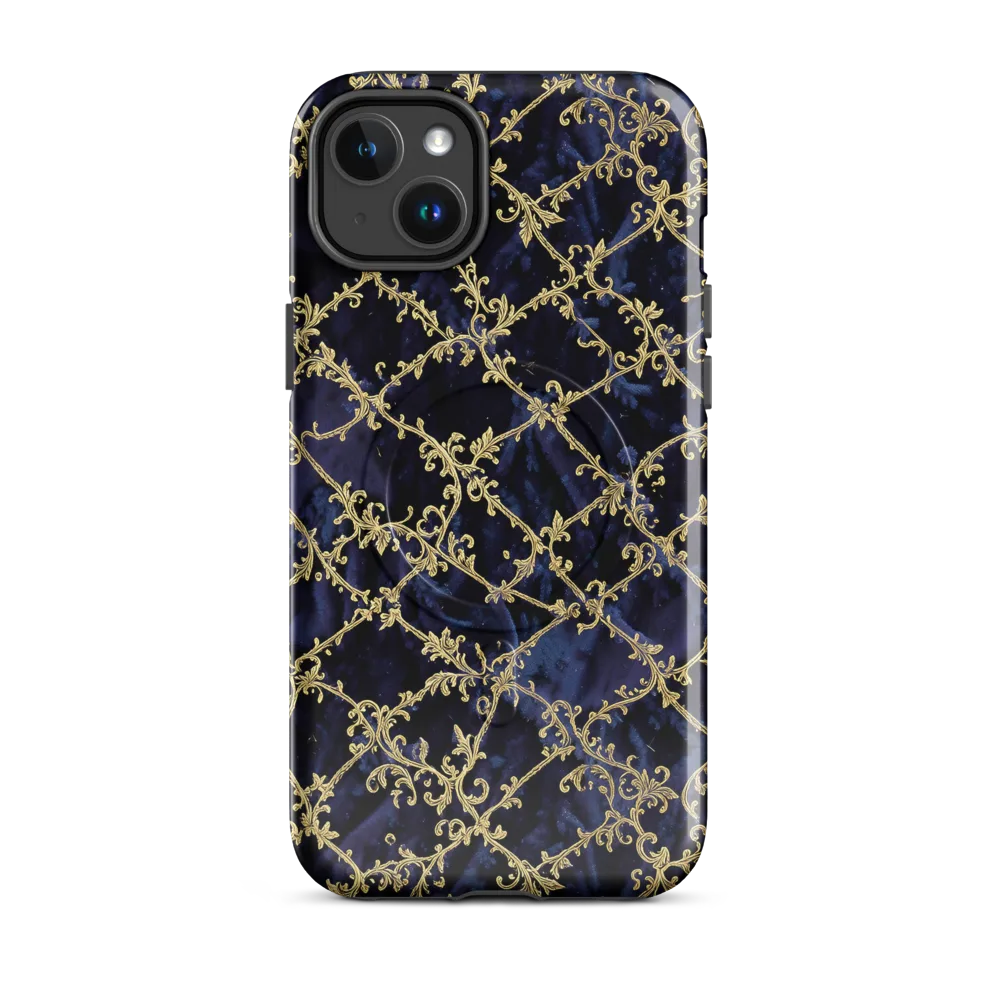 Midnight Filigree on MagSafe Tough Case for iPhone® — Front