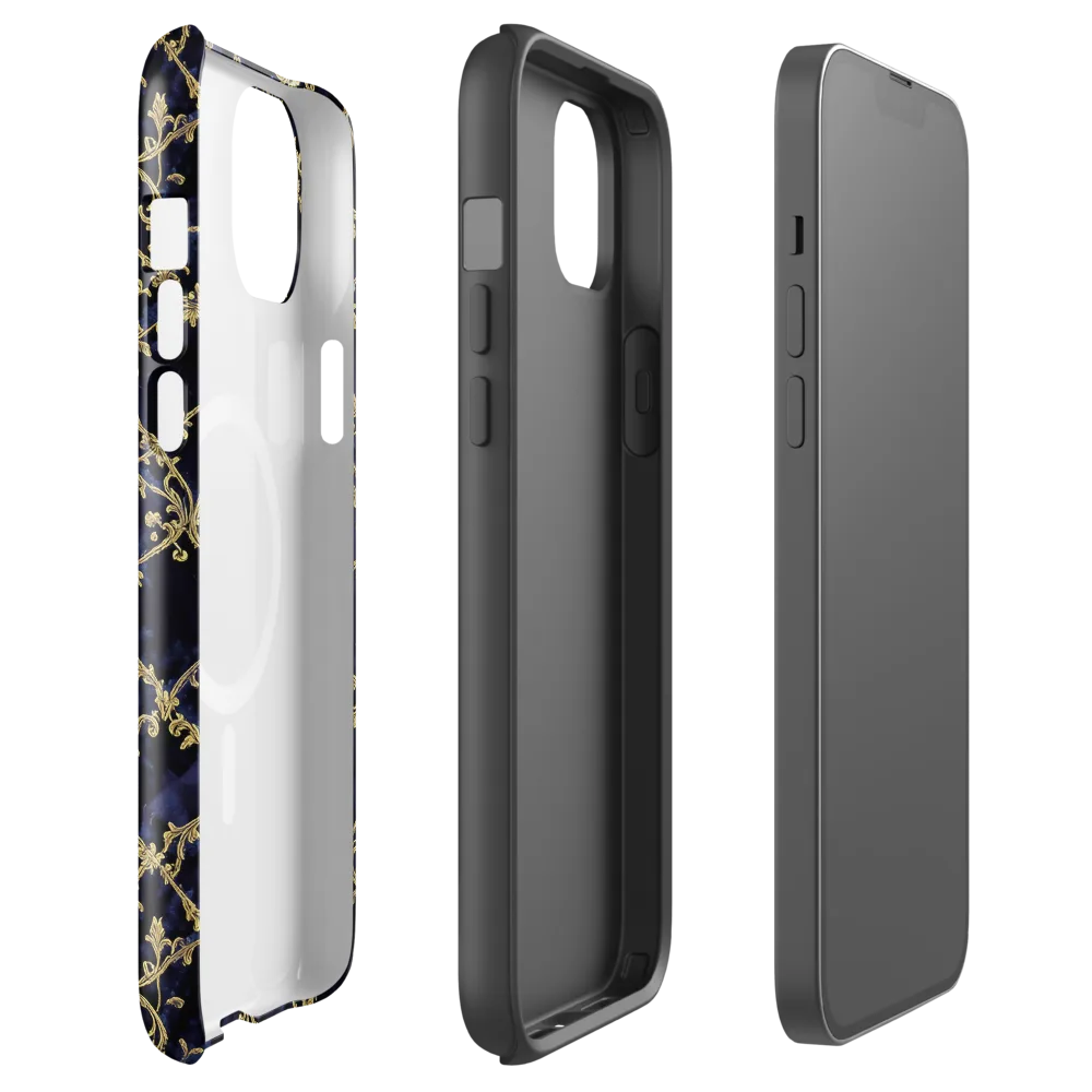 Midnight Filigree on MagSafe Tough Case for iPhone® — Front