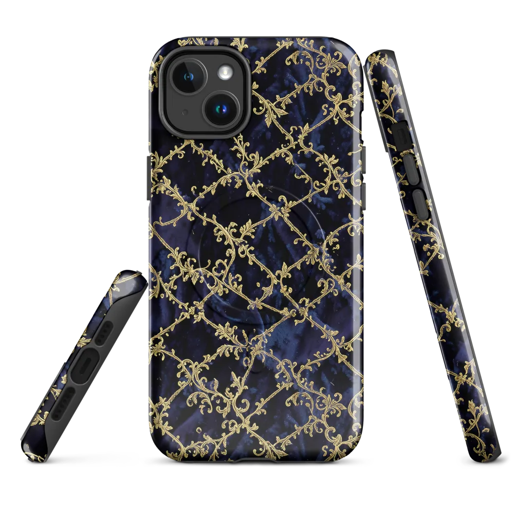 Midnight Filigree on MagSafe Tough Case for iPhone® — Front