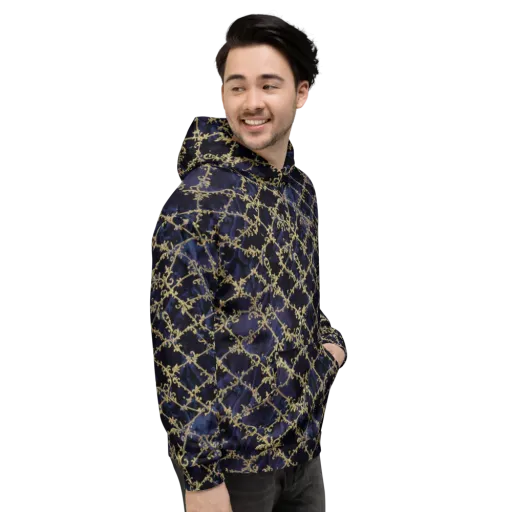 Midnight Filigree on a Hoodie