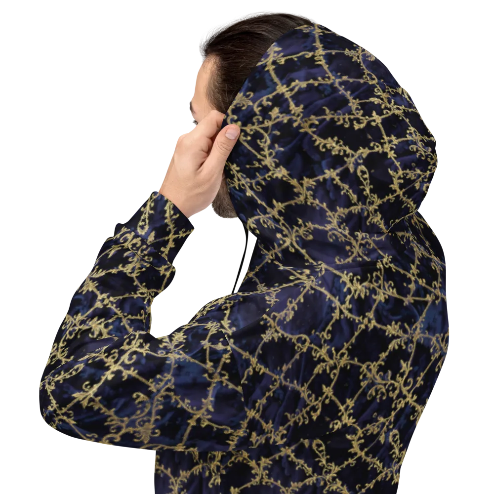 Midnight Filigree on Hoodie — Back