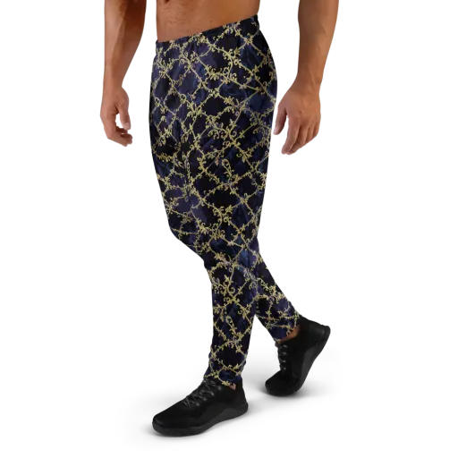 Midnight Filigree on a Men's Joggers