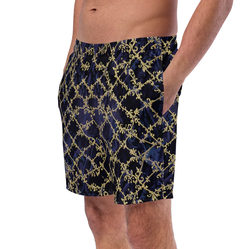 Midnight Filigree on Swim Trunks — Left Front