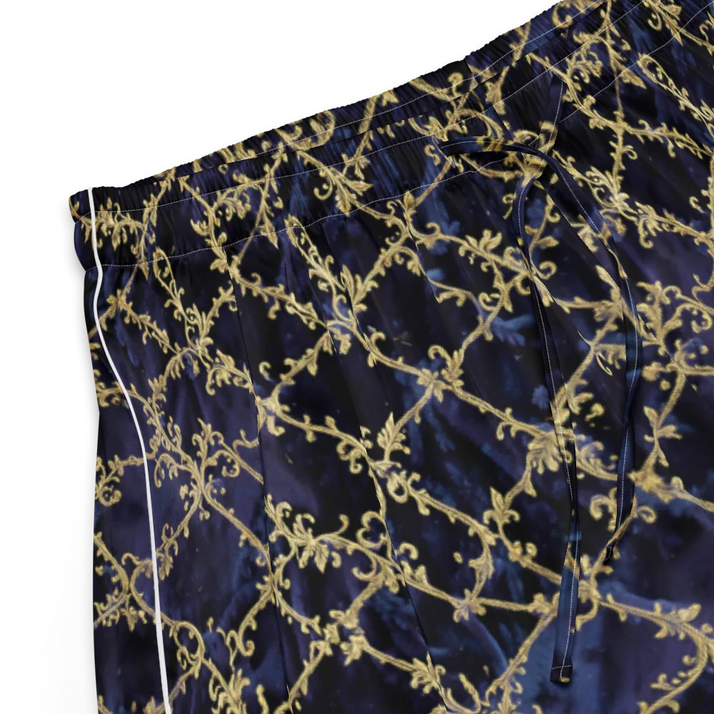 Midnight Filigree on Women's Pajama Shorts — Product details
