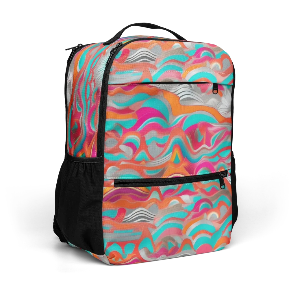 Tidal Mirage on Utility Backpack — Right Front