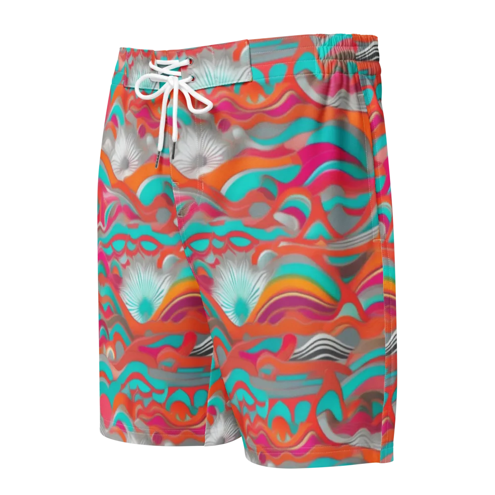 Tidal Mirage on Men's Board Shorts — Front