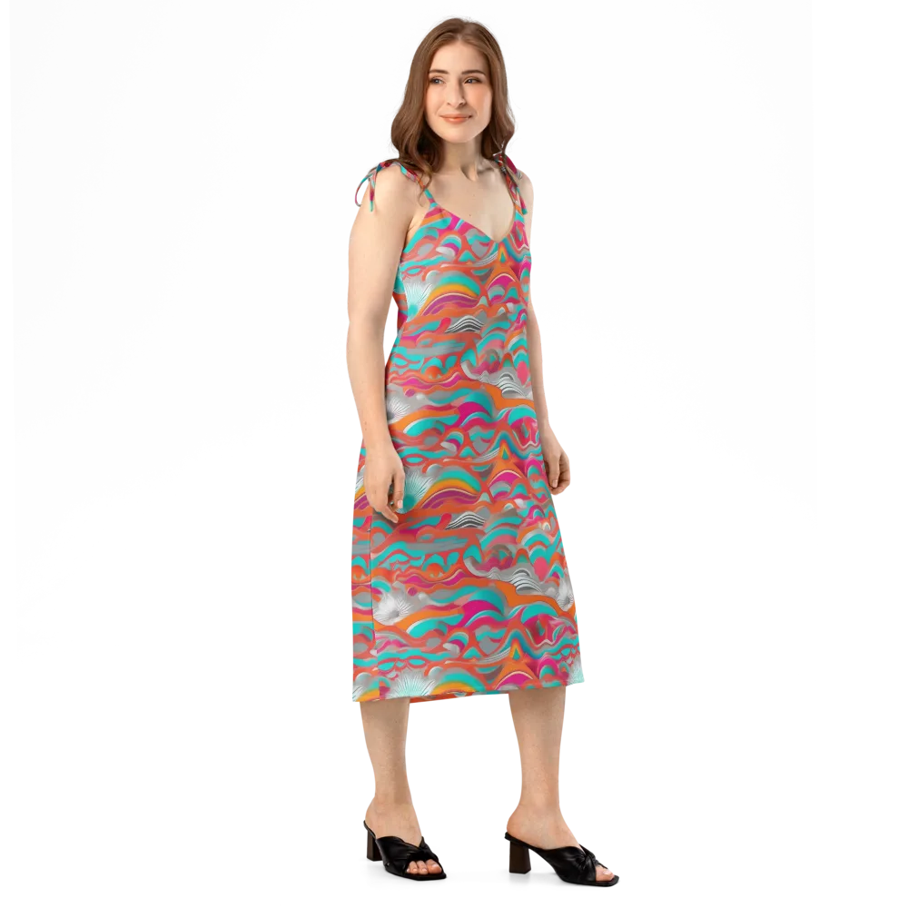 Tidal Mirage on Slip Dress — Right Front