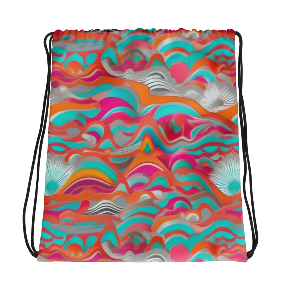 Tidal Mirage on Drawstring Bag — Photo