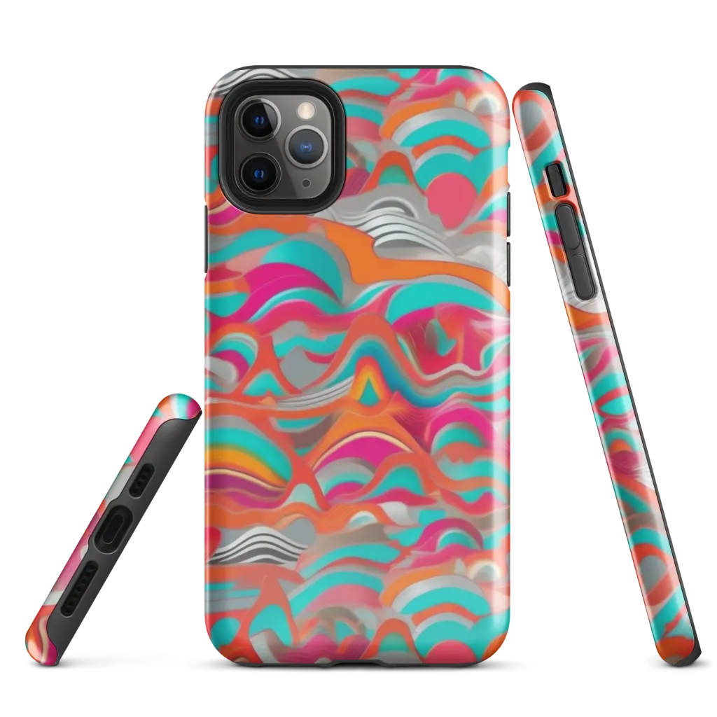 Tidal Mirage on Tough Case for iPhone® — Front