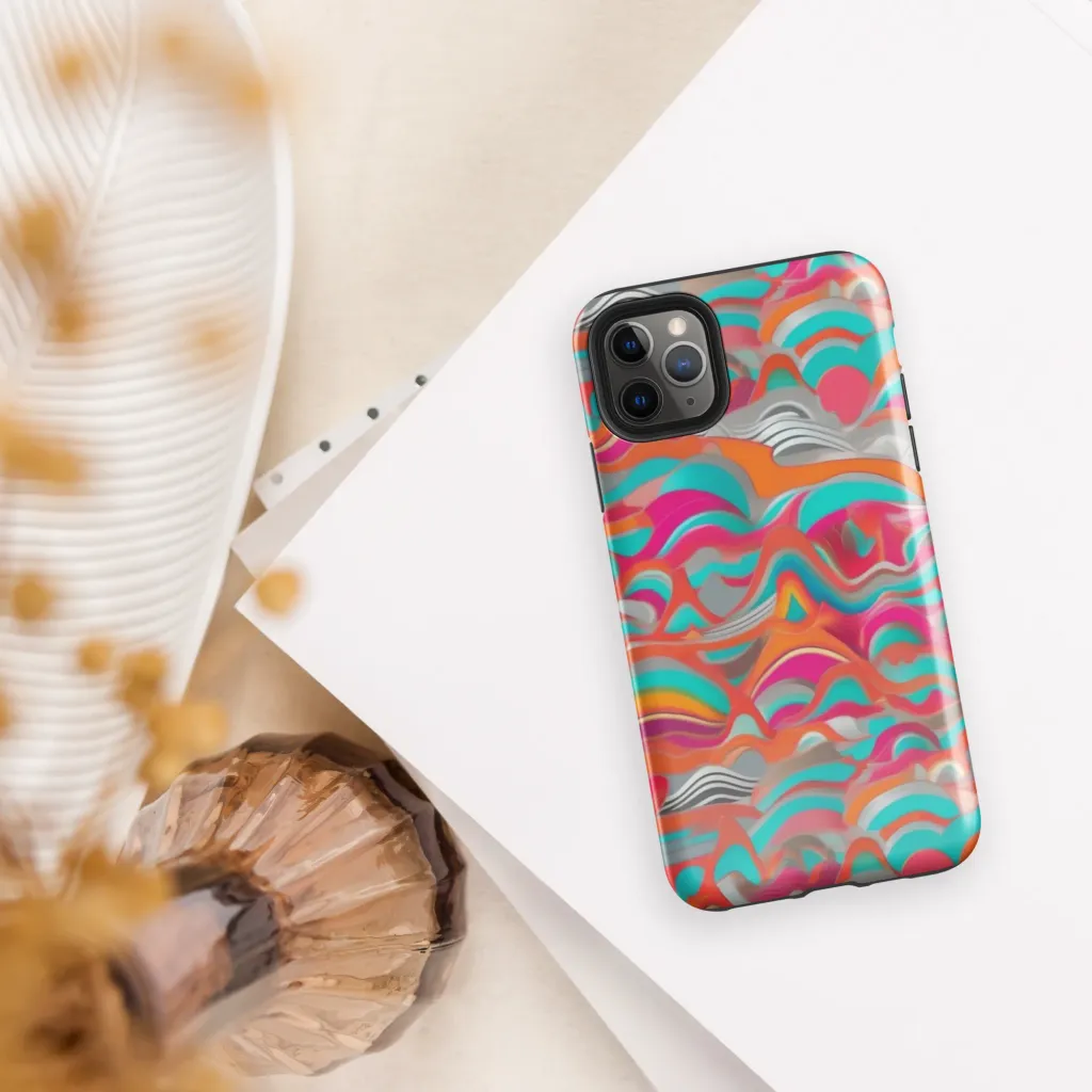 Tidal Mirage on Tough Case for iPhone® — Front