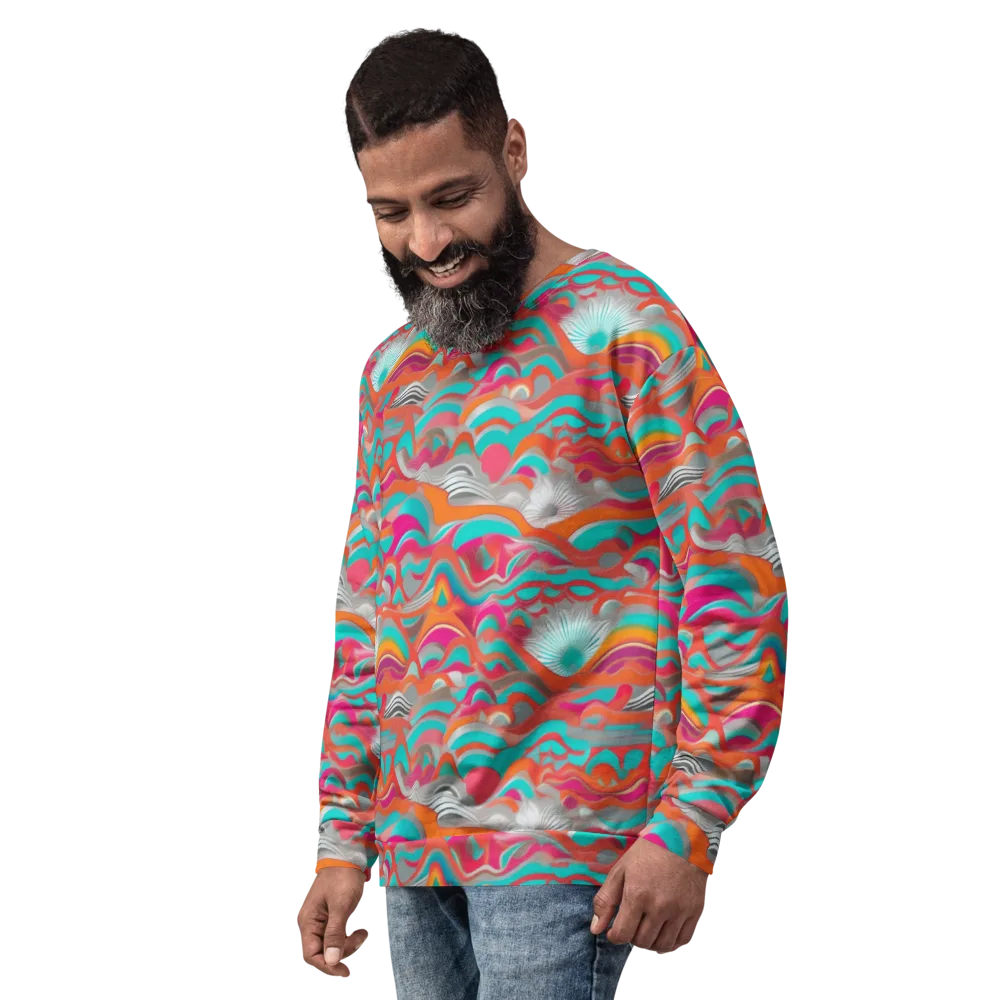 Tidal Mirage on Sweatshirt — Left Front