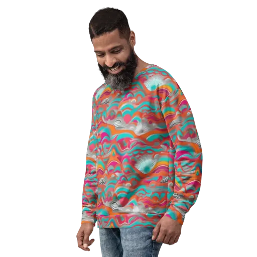 Tidal Mirage on a Sweatshirt