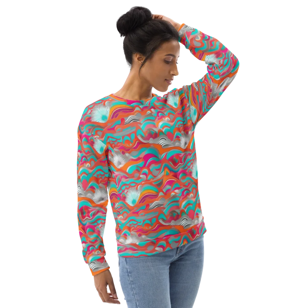 Tidal Mirage on Sweatshirt — Right Front
