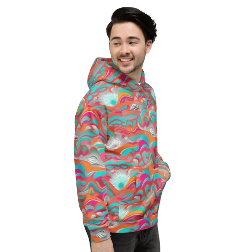 Tidal Mirage on a Hoodie